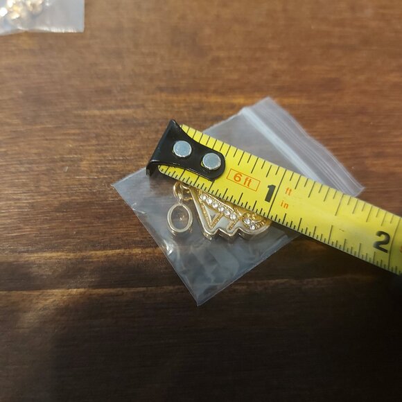 Effy Gold Toned 45 Year Anniversary Pendant with Faux Diamond Accents - Picture 3 of 3